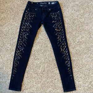 Sequin Miss Me Skinny Jeans